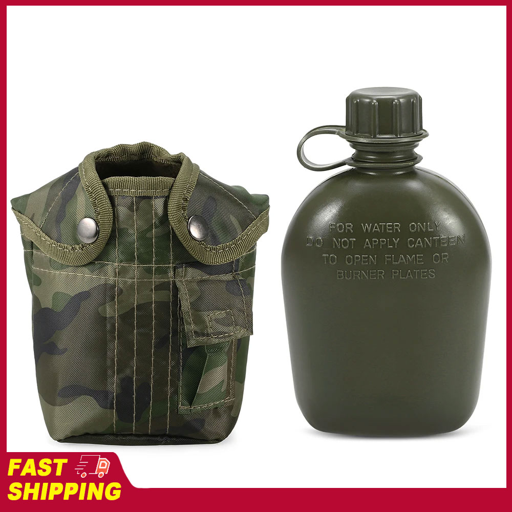 Rucksack Military Style - Borraccia da Campeggio, Escursionismo e Sopravvivenza,