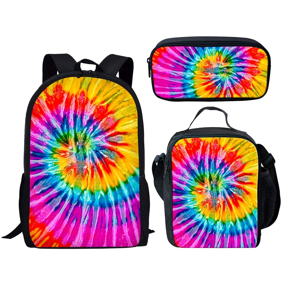 School Backpack Teen - Rainbow Pride Stripes Stampa 3 Set