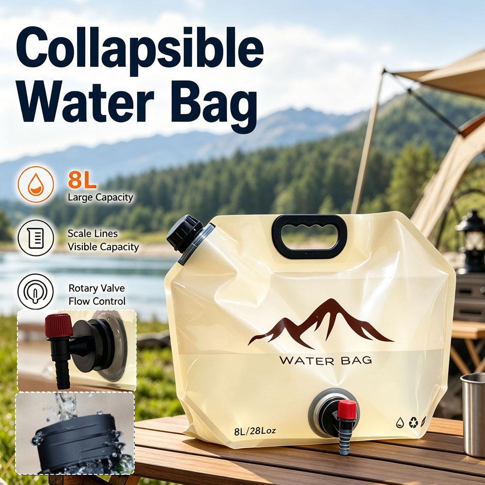 Hydration Pack Outdoor - Borsa d'Acqua Pieghevole Portatile per Auto