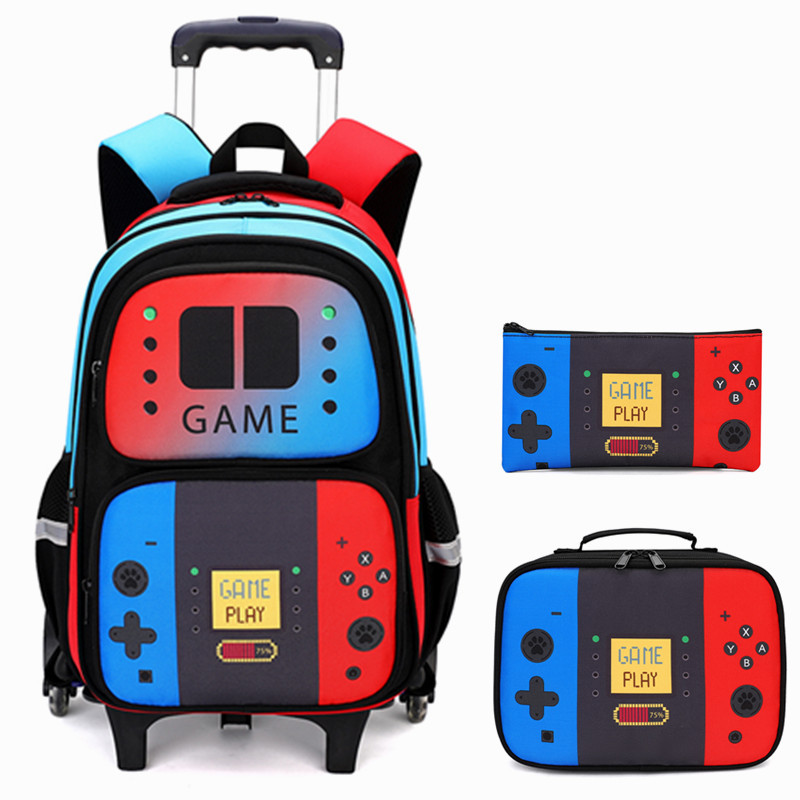 School Backpack Teen - Set di 3 Zaini Trolley per