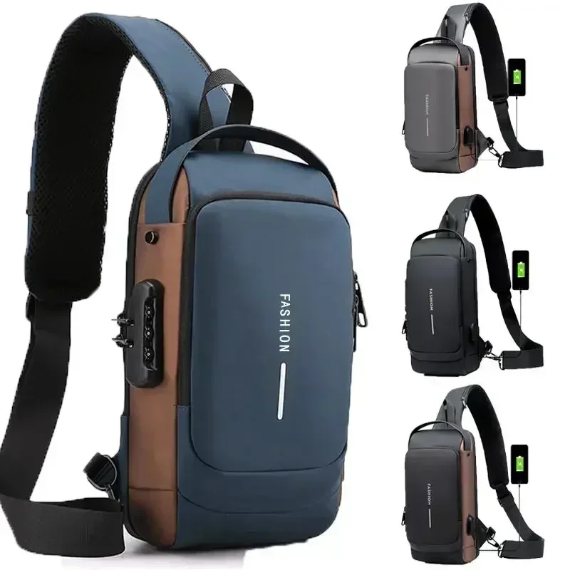 Travel Backpack Anti Theft - Zaino antifurto impermeabile da uomo, borsa