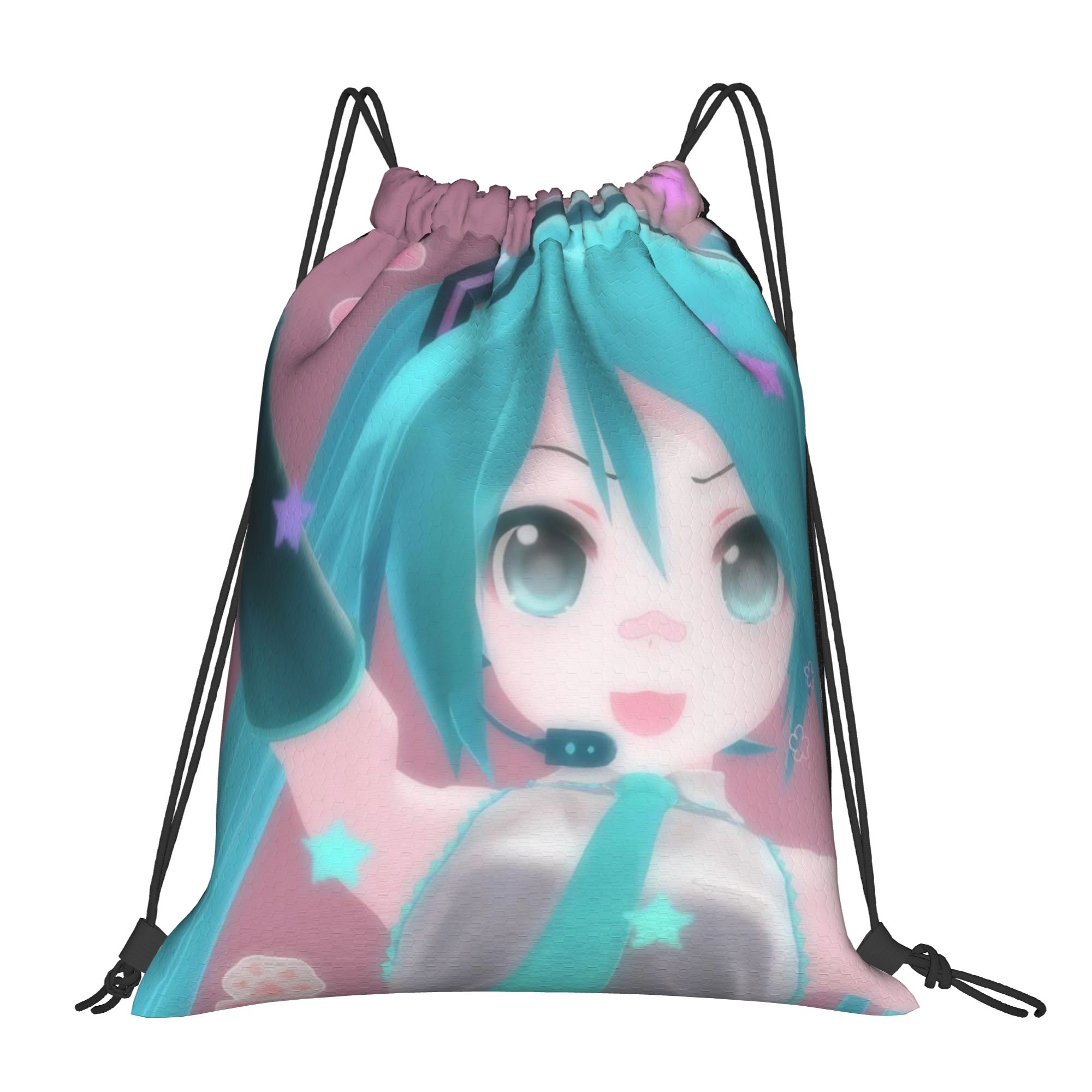 Drawstring Gym Bag - H-Hatsunes Mikus Y2k Girl Bag Zaino