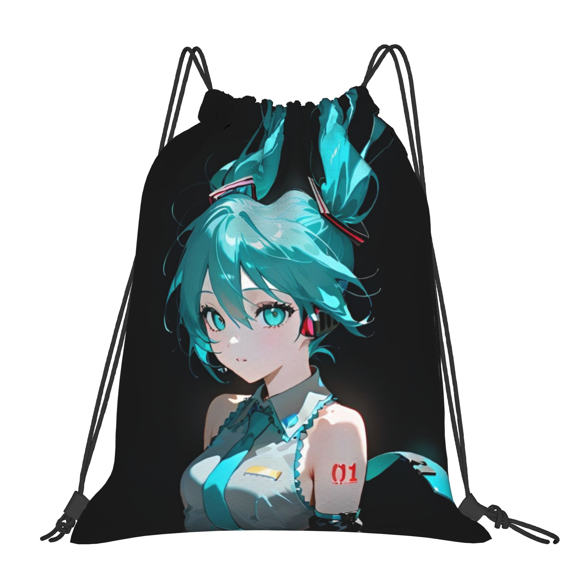 Drawstring Gym Bag - H-Hatsunes Mikus Bag Zaino con coulisse