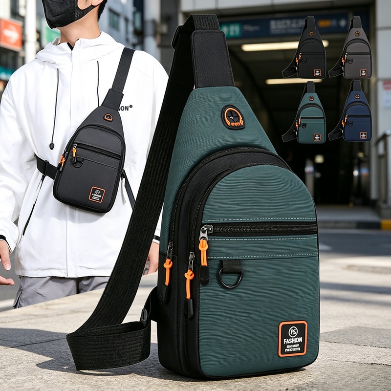 Hiking Backpack Waterproof - Borsa a Tracolla Impermeabile da Uomo
