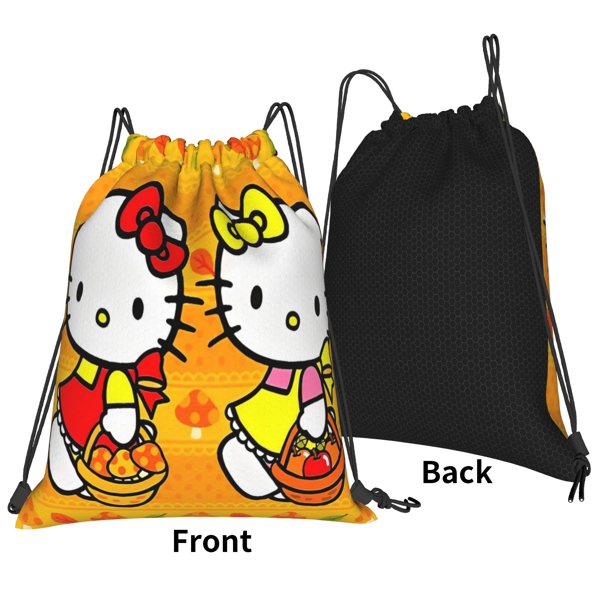Zaino con coulisse giallo kawa - Drawstring Gym Bag recensione e prezzo