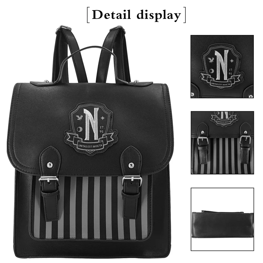 Zaino in Pelle PU Nera Stile F - Leather Backpack Vintage recensione e prezzo