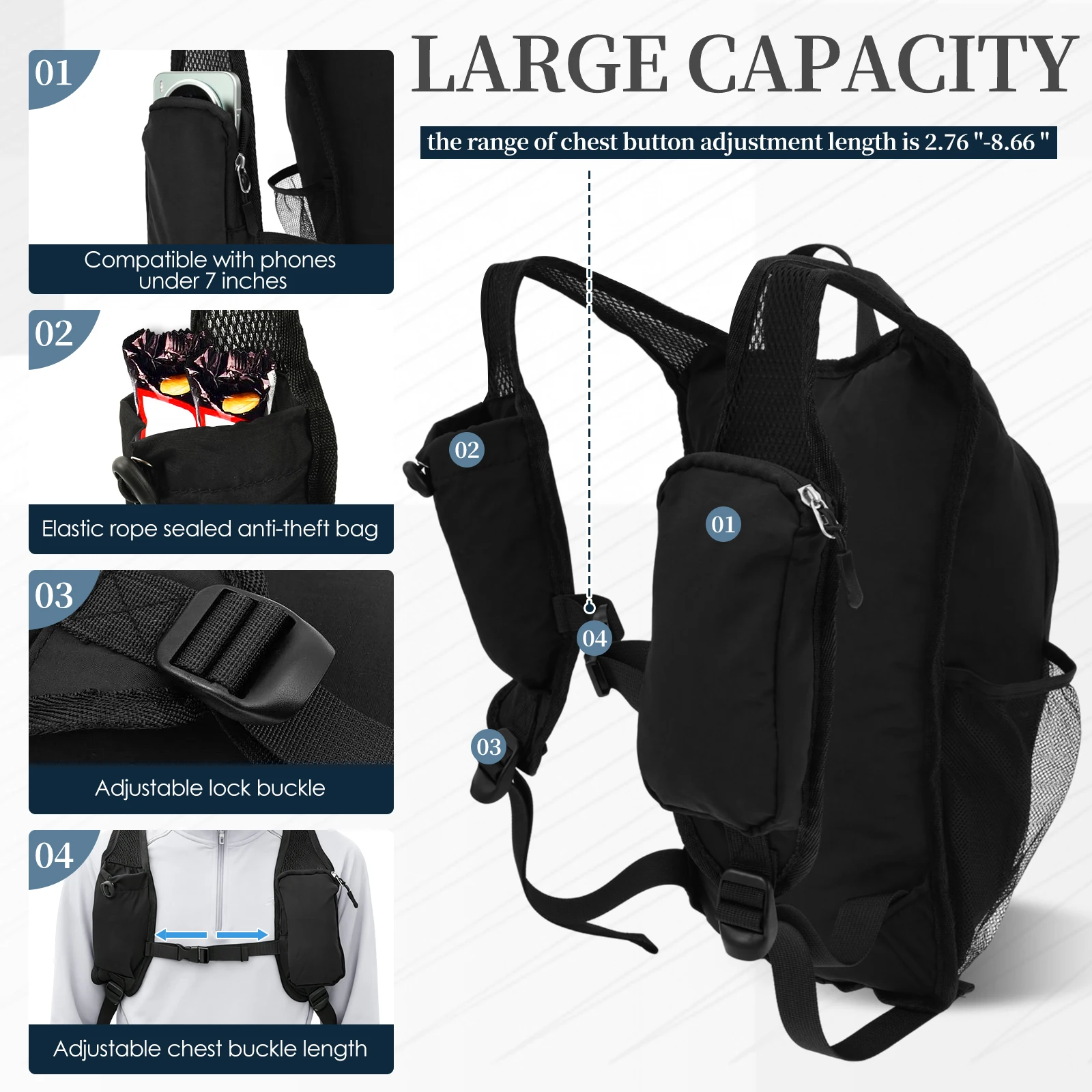 Zaino da trekking piccolo da 1 - Foldable Backpack Small recensione e prezzo