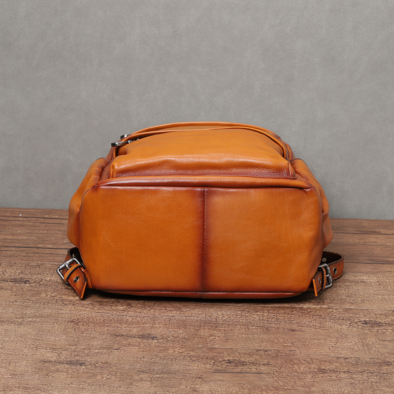 Zaino da uomo YETTIES in pelle - Leather Backpack Vintage recensione e prezzo