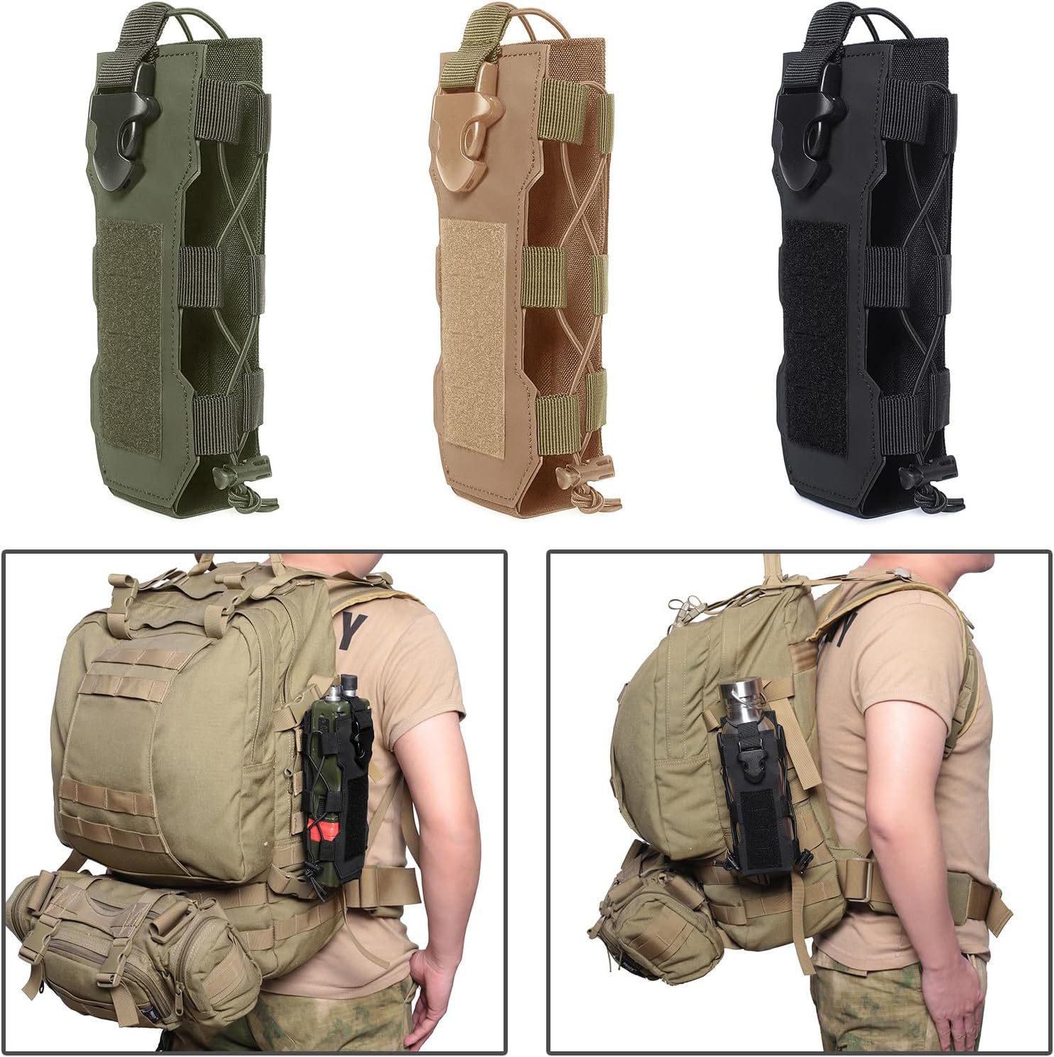 Borsa Porta Borraccia Molle, F - Hydration Pack Outdoor recensione e prezzo