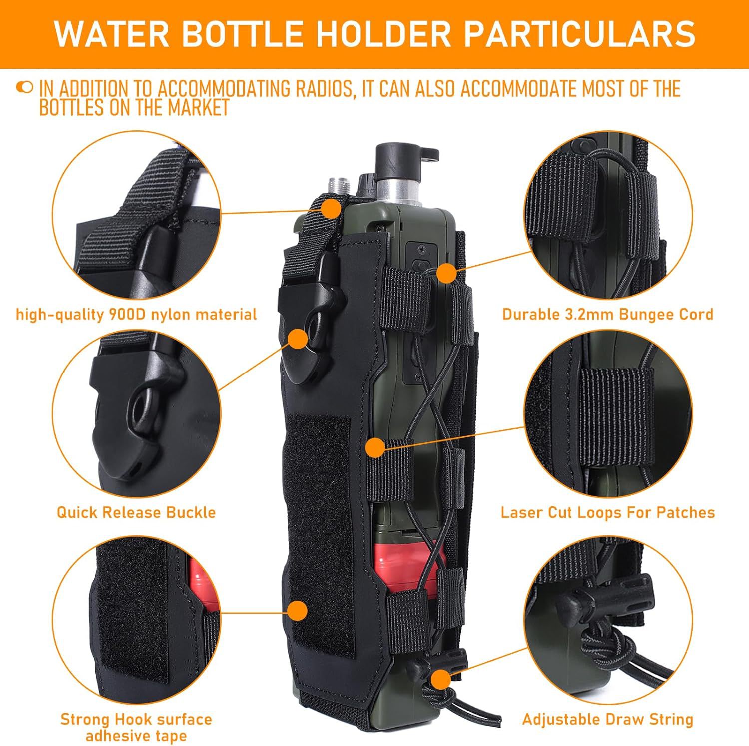 Borsa Porta Borraccia Molle, F - Hydration Pack Outdoor recensione e prezzo