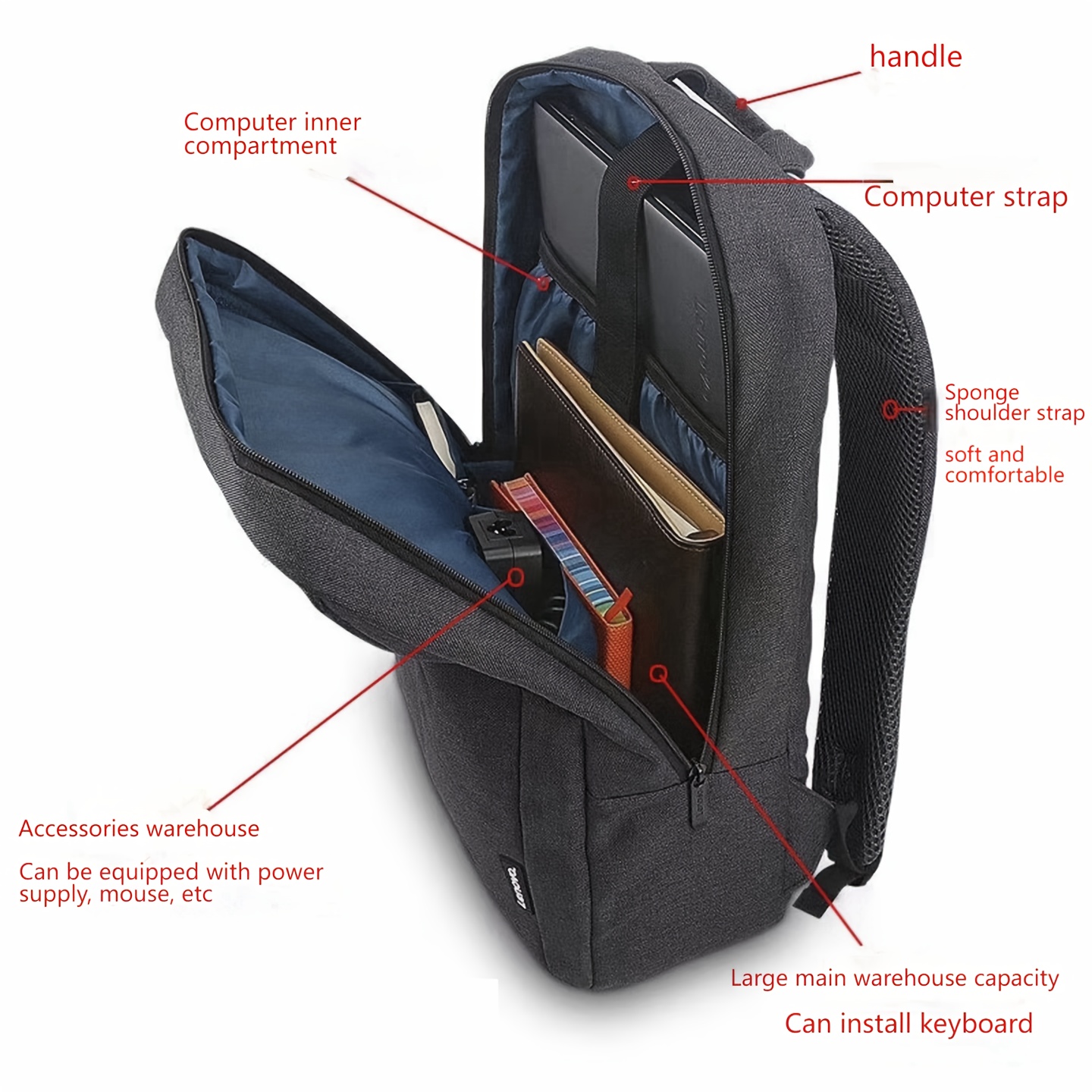 Zaino Lenovo B210 |   Laptop d - Laptop Backpack 15.6 recensione e prezzo