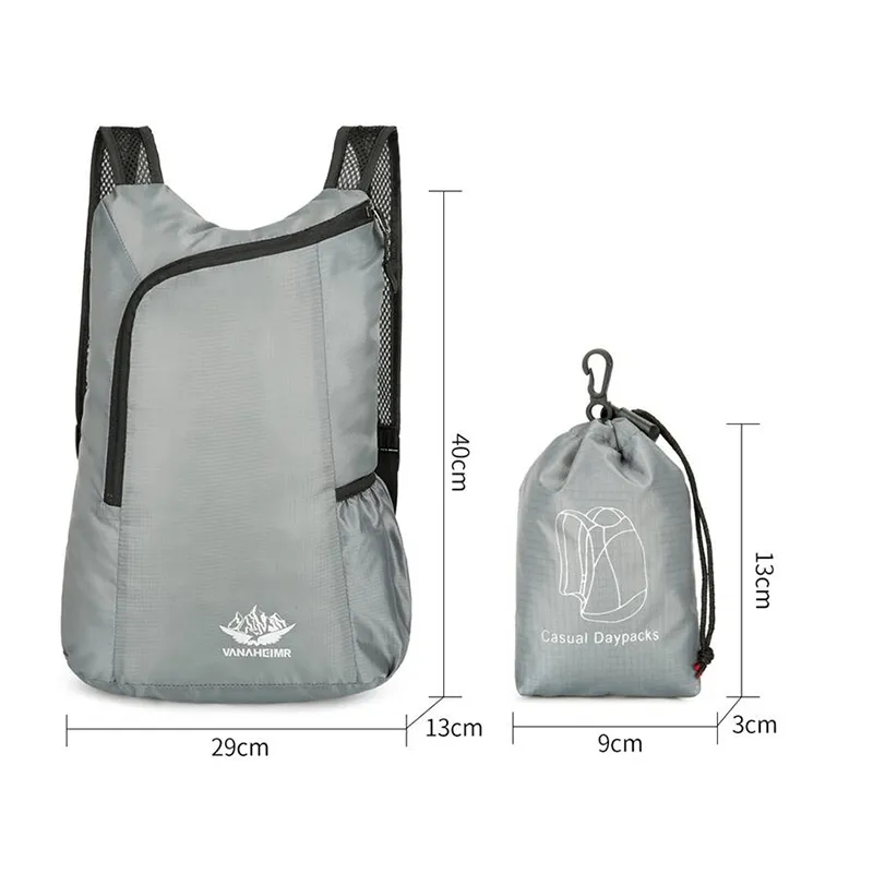 Zaino da esterno leggero unise - Foldable Backpack Small recensione e prezzo