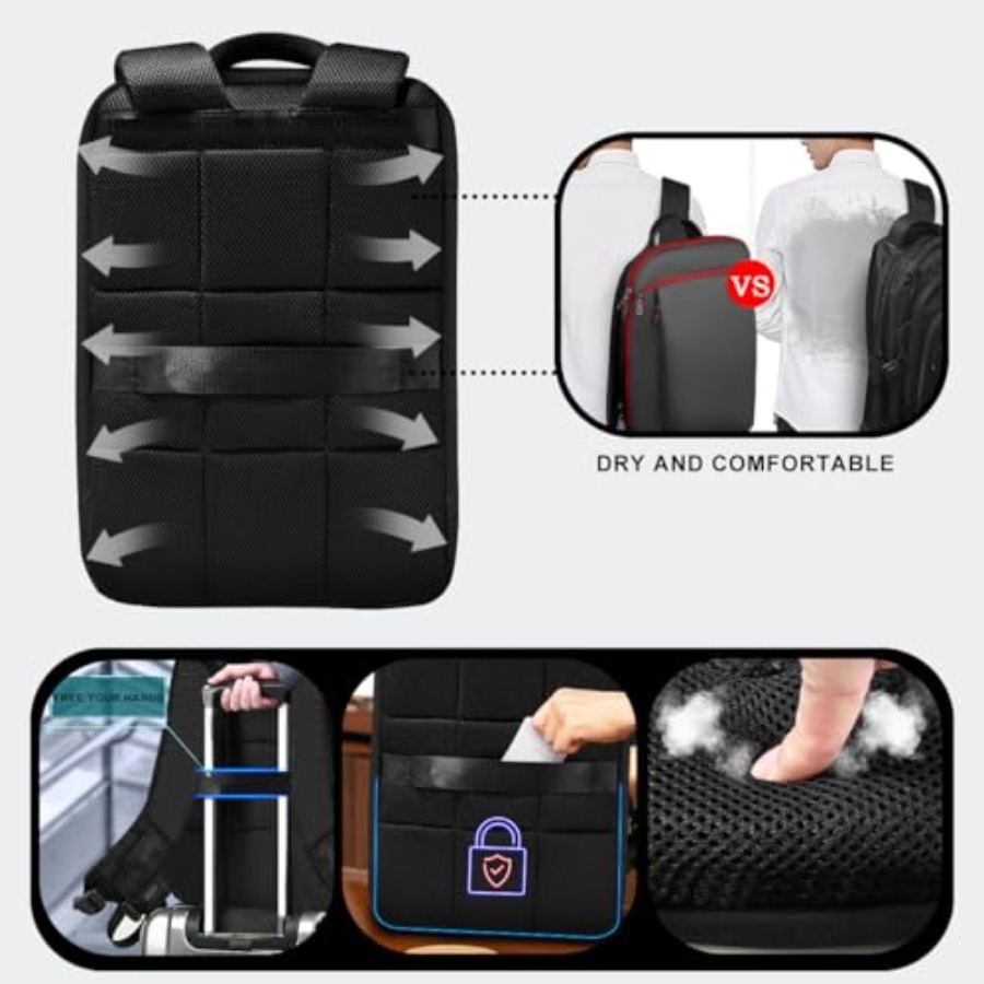 Zaino per laptop sottile ed es - Laptop Backpack 15.6 recensione e prezzo