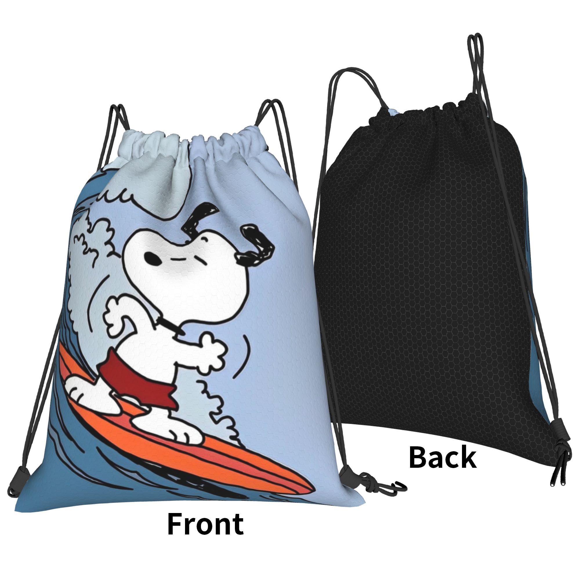 Zaino S-Snoopys On The Beach c - Drawstring Gym Bag recensione e prezzo