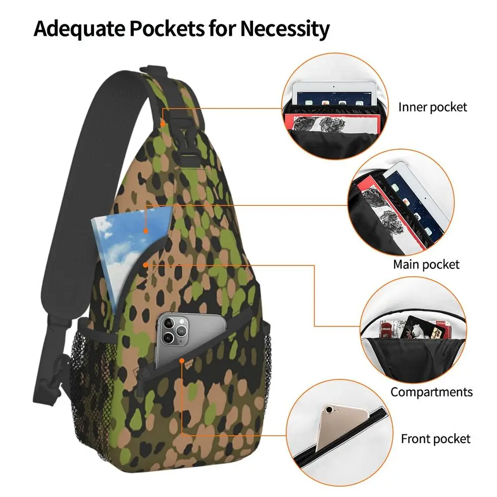 Borsa a Tracolla Mimetica Erbs - Sling Backpack Shoulder recensione e prezzo