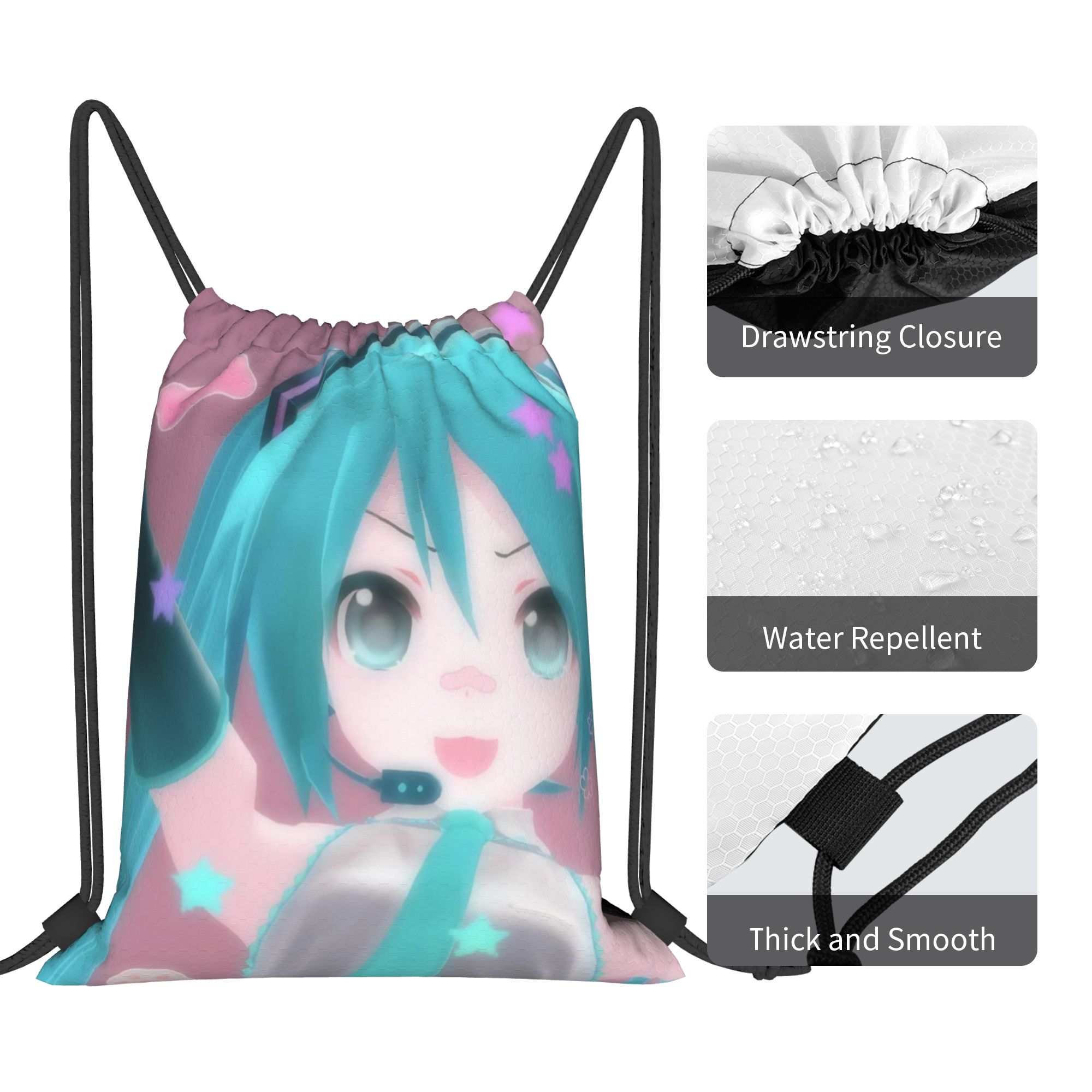 H-Hatsunes Mikus Y2k Girl Bag  - Drawstring Gym Bag recensione e prezzo
