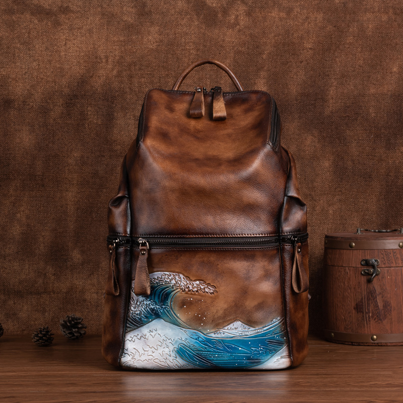 Zaino da donna in vera pelle m - Leather Backpack Vintage recensione e prezzo