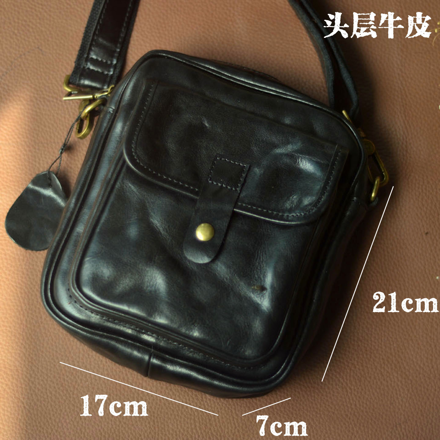 Borsa a tracolla da uomo in pe - Leather Backpack Vintage recensione e prezzo
