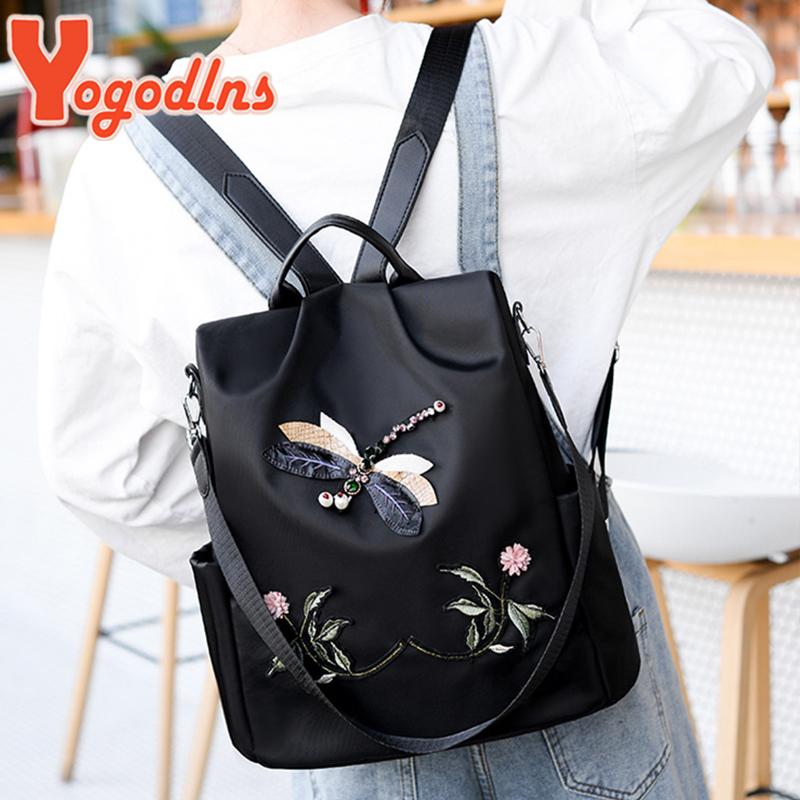 Yogodlns Zaino ricamato alla m - Fashion Backpack Women recensione e prezzo