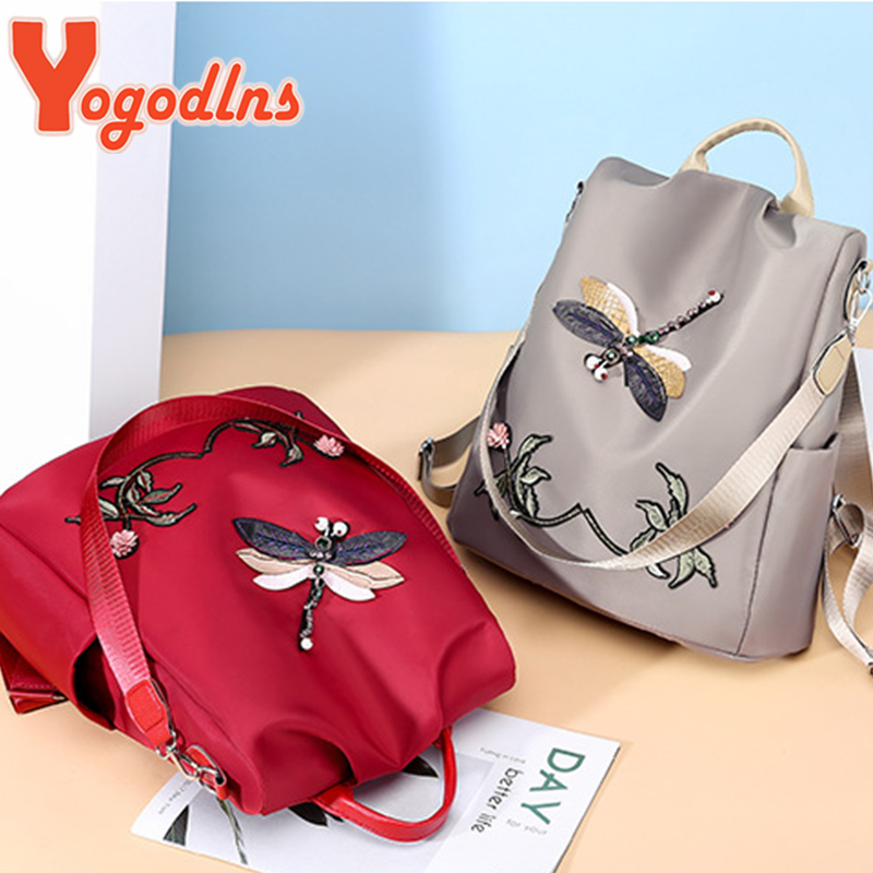 Yogodlns Zaino ricamato alla m - Fashion Backpack Women recensione e prezzo